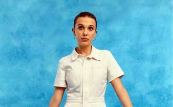 Millie-Bobby-Brown-pose-for-her-debut-collection-with-Converse-July-06